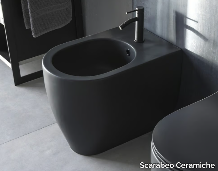 COLORS - Floor mounted ceramic bidet _ Scarabeo Ceramiche