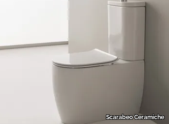 MOON - Close coupled ceramic toilet _ Scarabeo Ceramiche