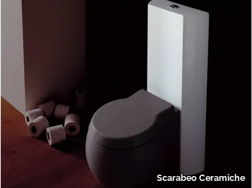 PLANET - Close coupled ceramic toilet _ Scarabeo Ceramiche