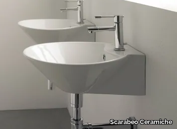 CONO R - Ceramic washbasin _ Scarabeo Ceramiche