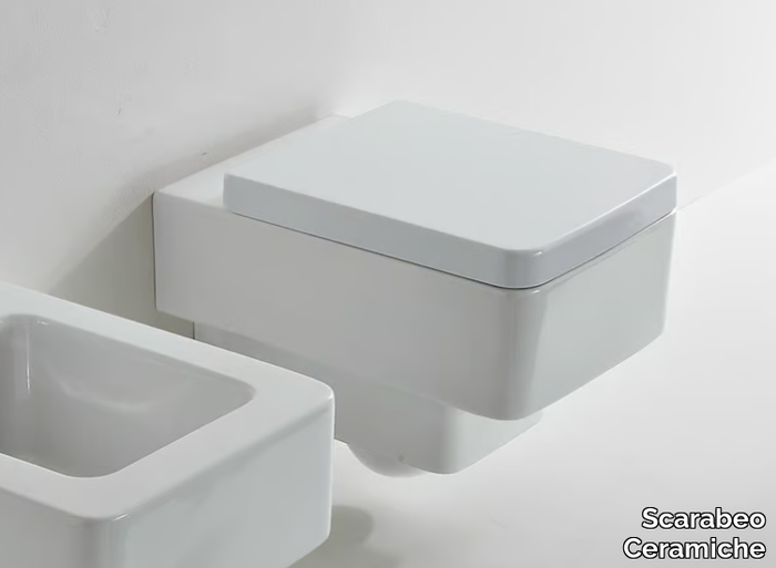 TEOREMA - Wall-hung ceramic toilet _ Scarabeo Ceramiche