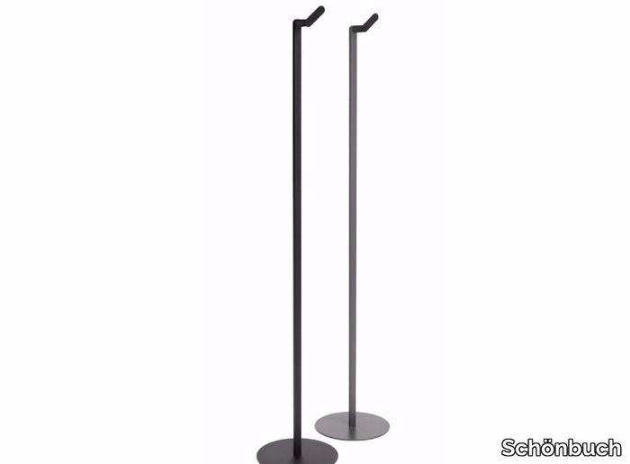 LEFT - Powder coated steel coat stand _ Schönbuch