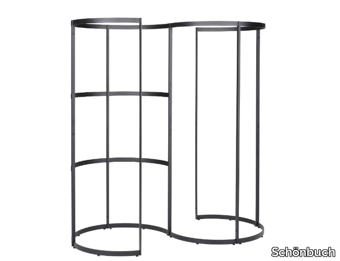 MARU - Free standing powder coated steel hallway unit _ Schönbuch