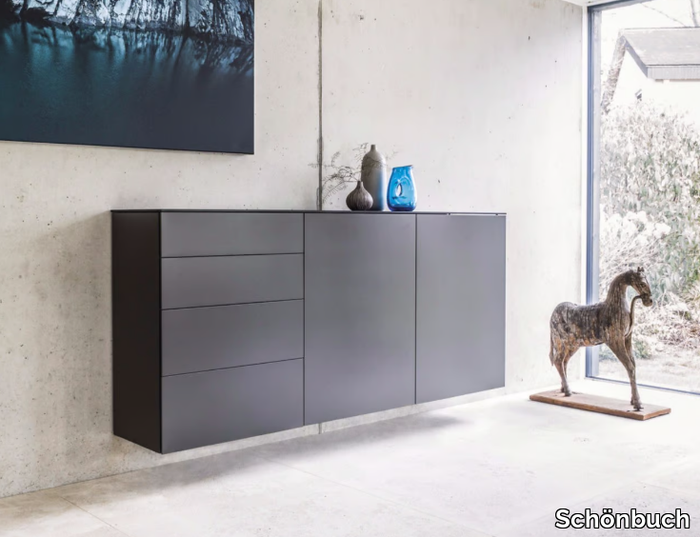 S7 - Suspended sideboard with drawers _ Schönbuch