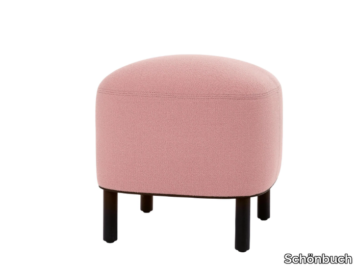 AMIE - Upholstered fabric pouf _ Schönbuch