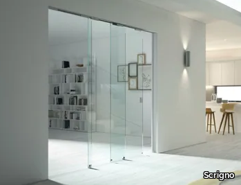 ARIA FLUSH-WALL - Flush-fitting glass door _ Scrigno