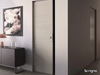 FLUSH-WALL LAMINATED SLIDING DOOR - Flush-fitting laminate door _ Scrigno