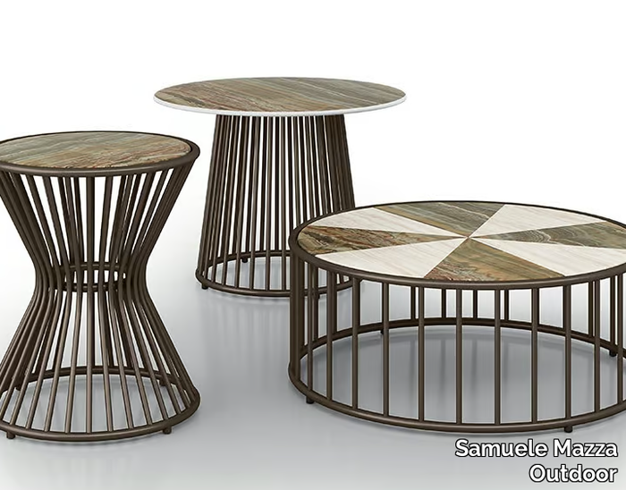 YUCCA - Round coffee table _ Samuele Mazza Outdoor