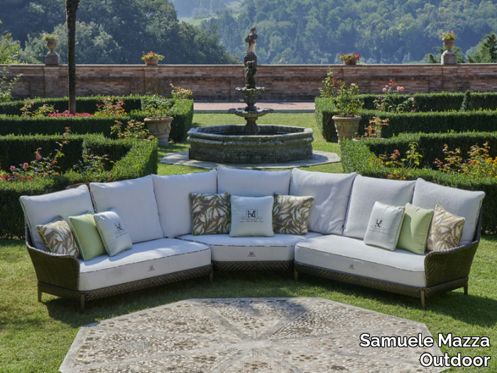 ARALIA - Corner sectional 5 seater garden sofa _ Samuele Mazza Outdoor