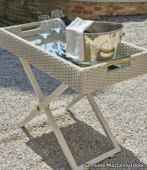 CANOPO - Height-adjustable garden side table _ Samuele Mazza Outdoor