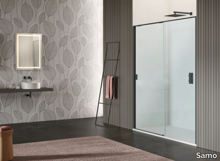 PYXIS - Shower enclosure with sliding door _ Samo