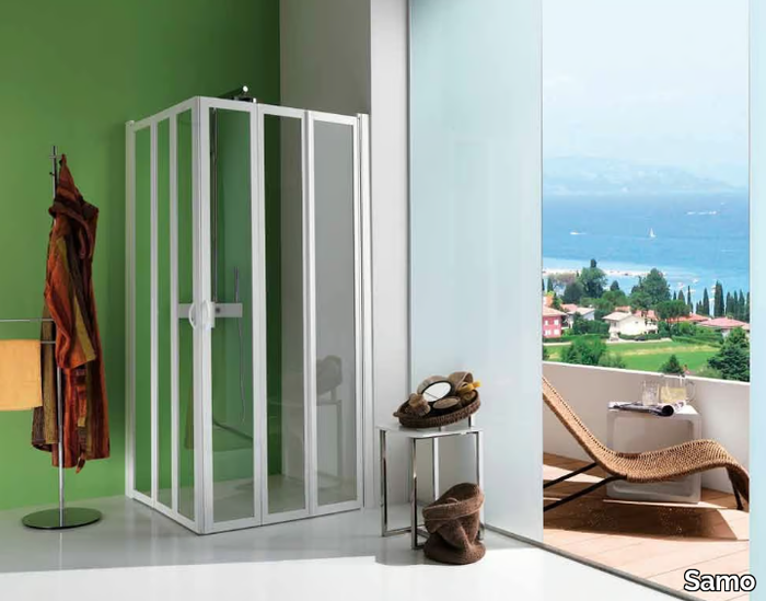 FLEX - Shower cabin with folding door _ Samo