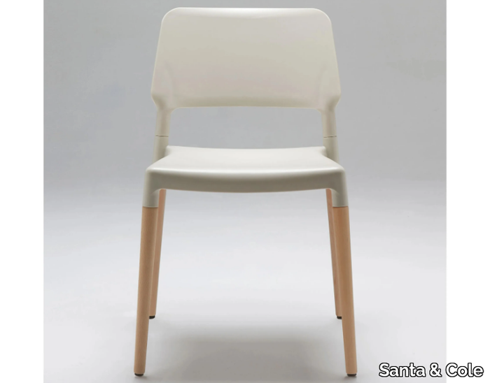 BELLOCH - Stackable chair with Polypropylene seat and back _ Santa & Cole