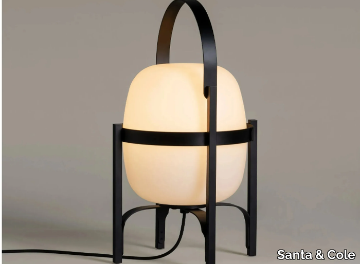 CESTA EXTERIOR - LED glass and aluminium Outdoor table lamp _ Santa & Cole