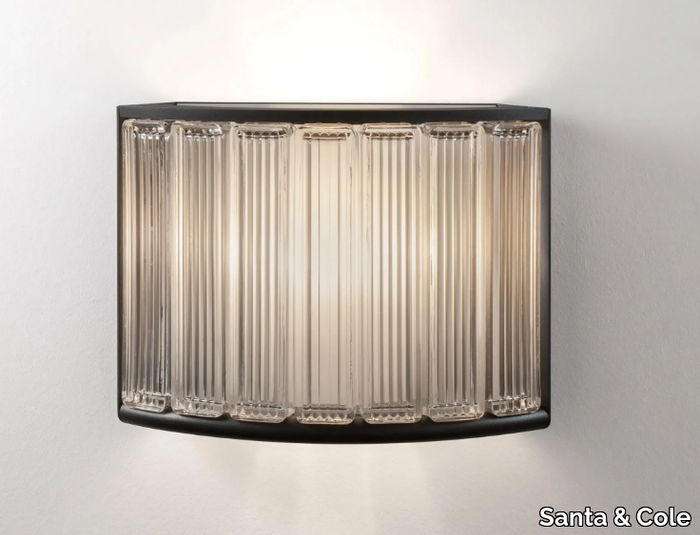 ESTADIO - LED glass wall light _ Santa & Cole