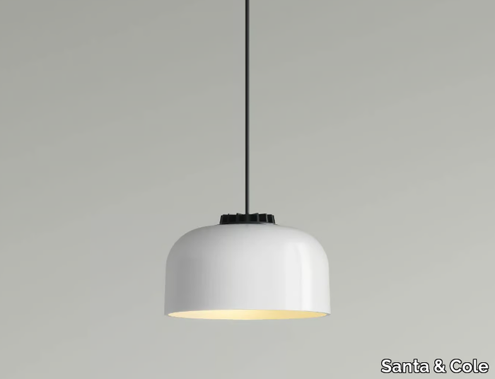 HEADHAT BOWL - LED ceramic pendant lamp _ Santa & Cole