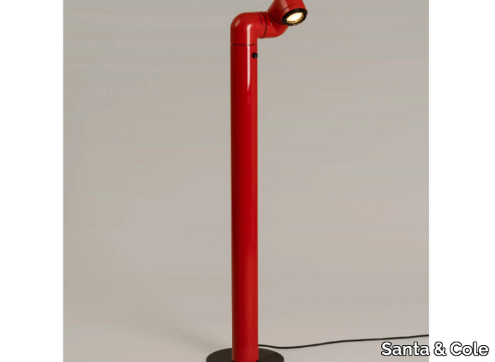 TATU ALTA - Adjustable ABS floor lamp with dimmer _ Santa & Cole