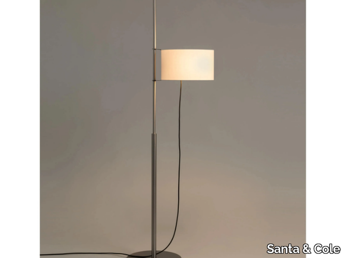 TMD - LED height-adjustable nickel floor lamp _ Santa & Cole