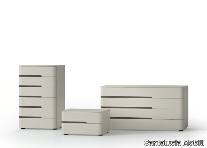 OPALE - Wooden chest of drawers _ Santalucia Mobili