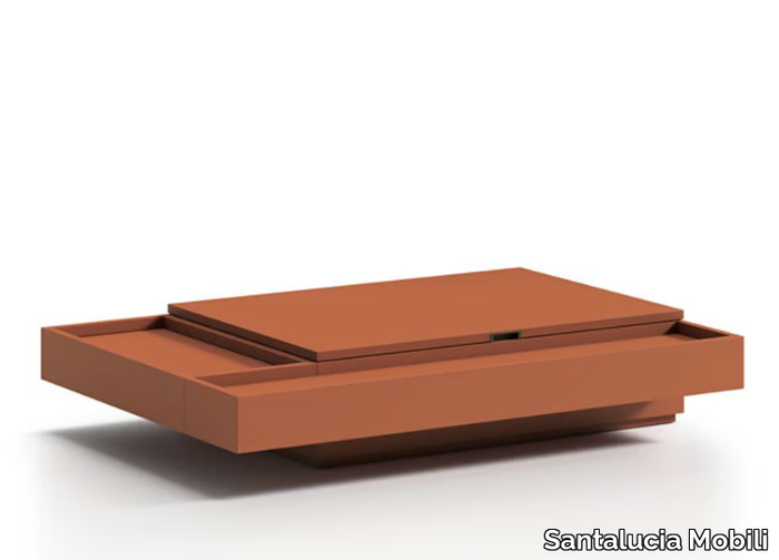 COMBO - Low coffee table with storage space _ Santalucia Mobili