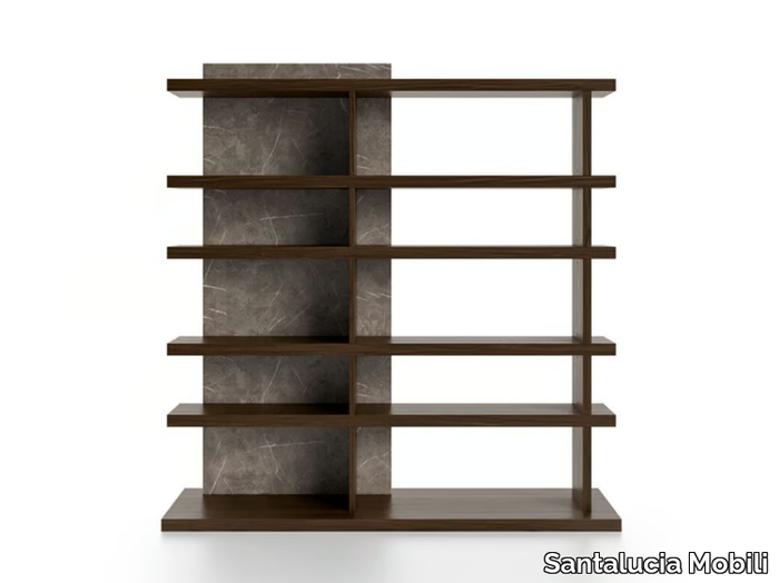 GAP - Open wooden bookcase _ Santalucia Mobili