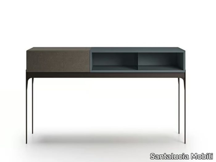 HOMY - Rectangular wooden console table _ Santalucia Mobili