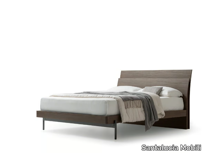 LOTUS - Wooden double bed _ Santalucia Mobili