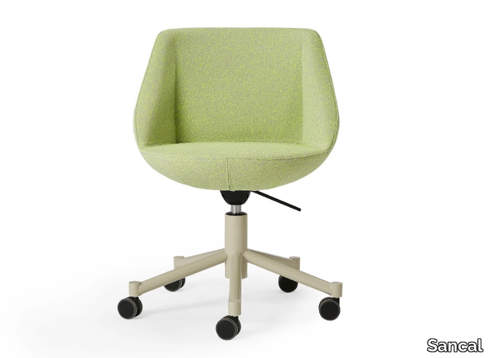 MAGNUM - Swivel fabric chair with 5-spoke base _ Sancal