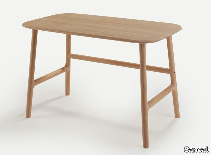 NUDO - Rectangular wooden writing desk _ Sancal