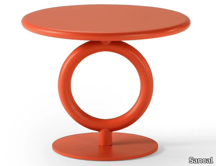 TOTEM - Steel and MDF high side table _ Sancal