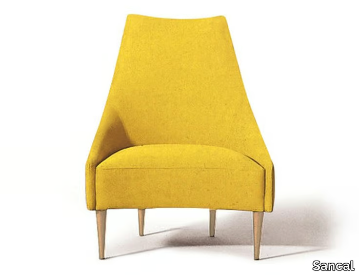 SILENCIO - Fabric armchair high-back _ Sancal