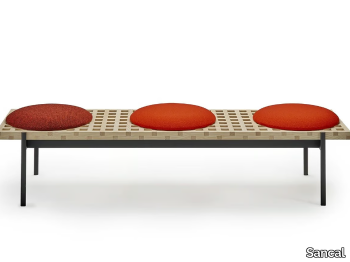 INTERCHANGE - Wooden bench seating _ Sancal