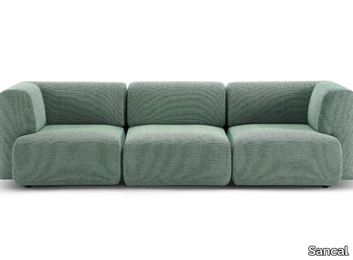 DUO MINI - Modular 3 seater cotton sofa _ Sancal