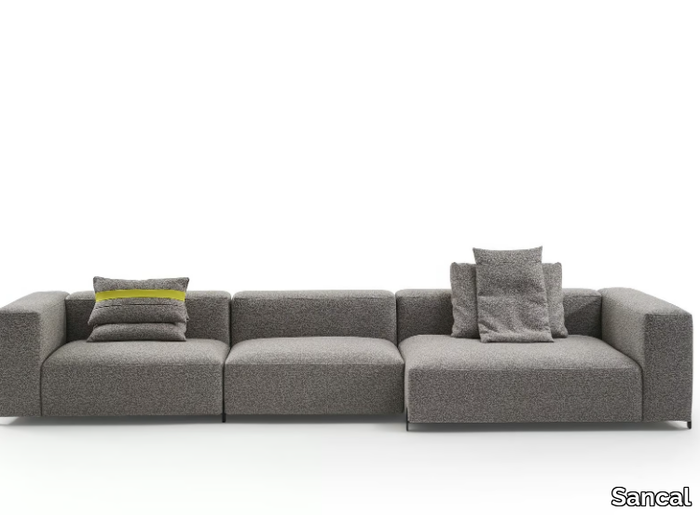 MOUSSE - Sectional fabric sofa _ Sancal