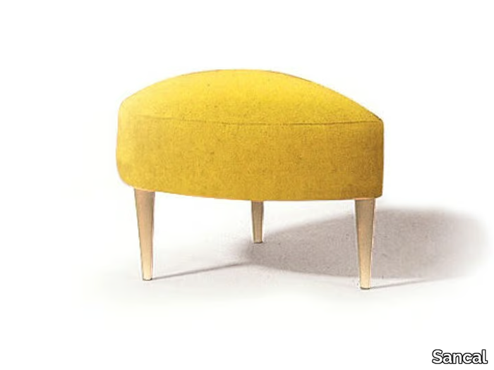 SILENCIO - Fabric footstool _ Sancal