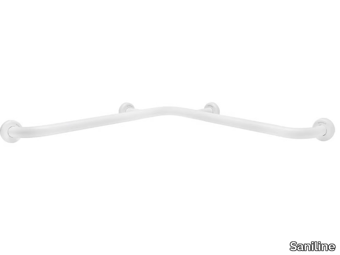 120-SF - Fixed L-shaped steel grab bar _ Saniline