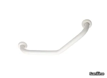 110-I - Fixed L-shaped steel grab bar _ Saniline