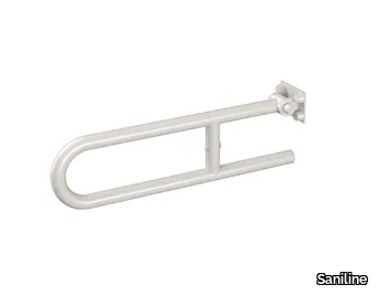 600-E - U-shaped folding steel grab bar _ Saniline