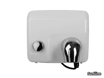 MP408 - Steel Electric hand-dryer with push-button _ Saniline