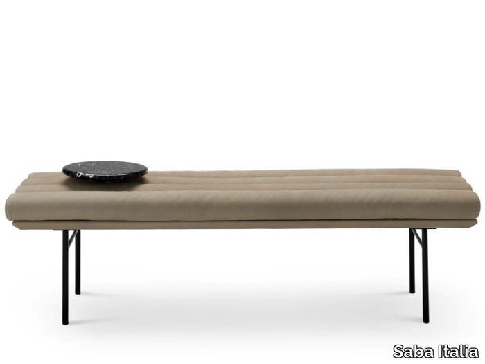 PAN FLUTE - Leather bench seating _ Saba Italia