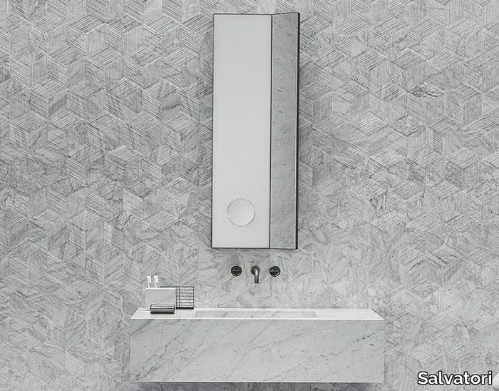 ARCHIMEDE - Rectangular wall-mounted mirror _ Salvatori