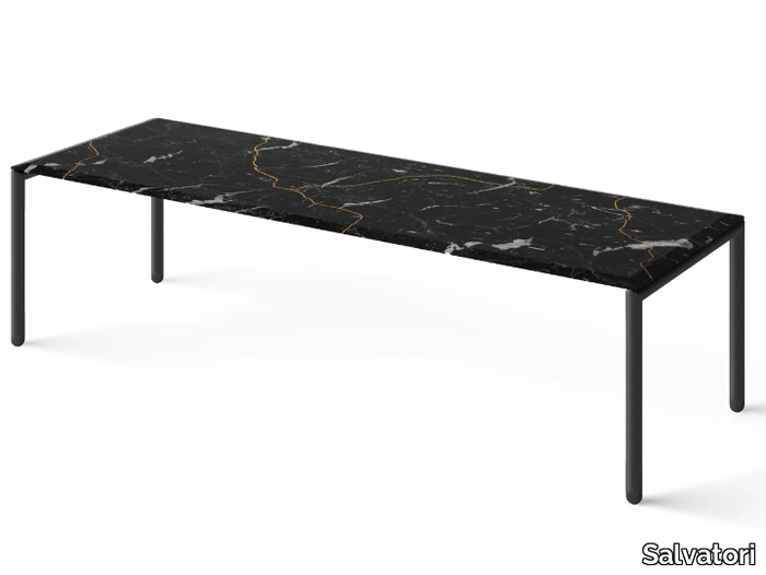 DESIGN FOR SOUL - Rectangular marble table _ Salvatori