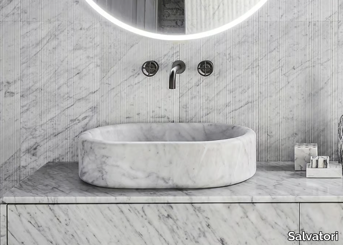 BALNEA - Countertop marble washbasin _ Salvatori