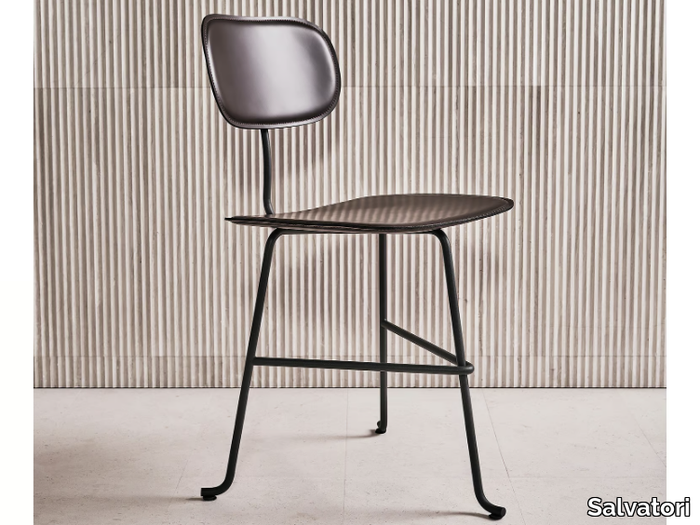 FLIRT - Contemporary style Cuoietto leather chair _ Salvatori