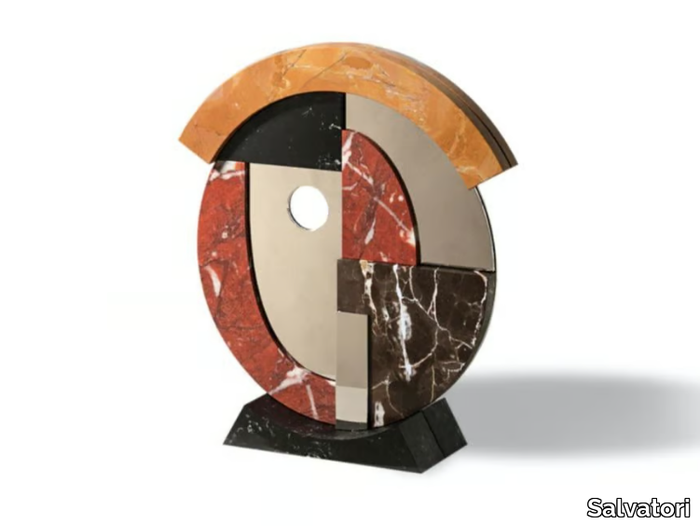 FRIENDS - Table-top framed marble mirror _ Salvatori