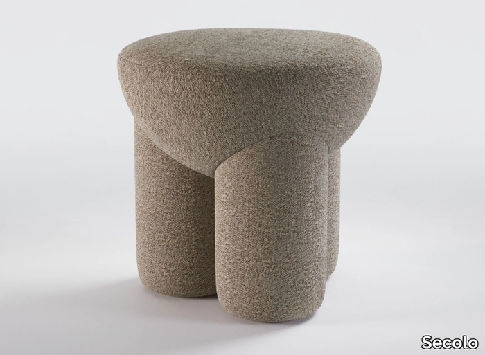 DOUGLAS - Round fabric pouf _ Secolo