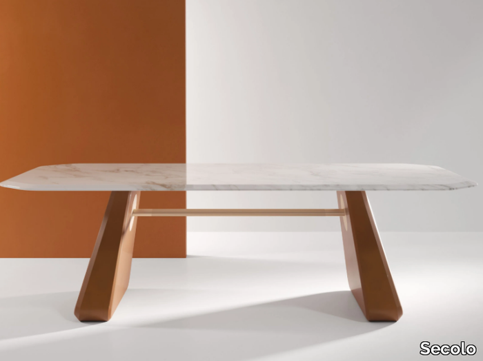 INGE MARBLE - Rectangular marble table _ Secolo