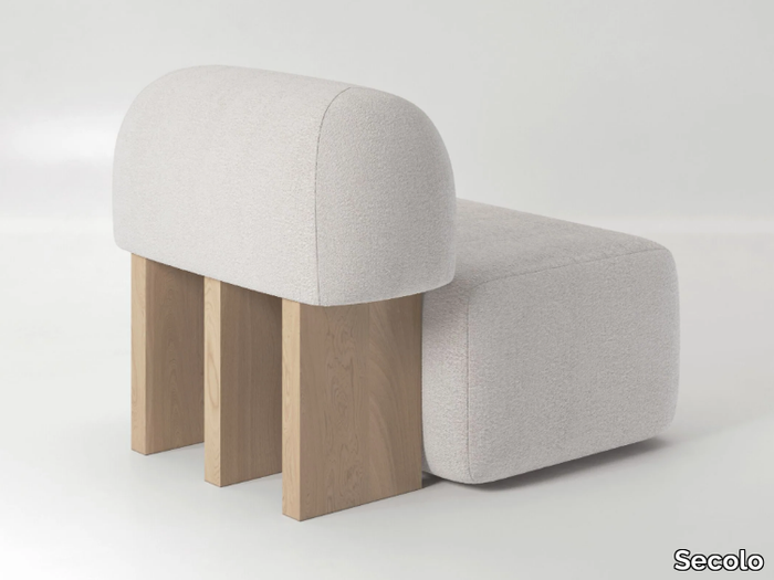 YEMENI - Modular fabric easy chair _ Secolo