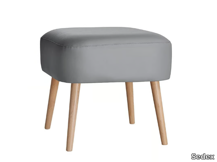 CLUB - Upholstered square pouf _ Sedex