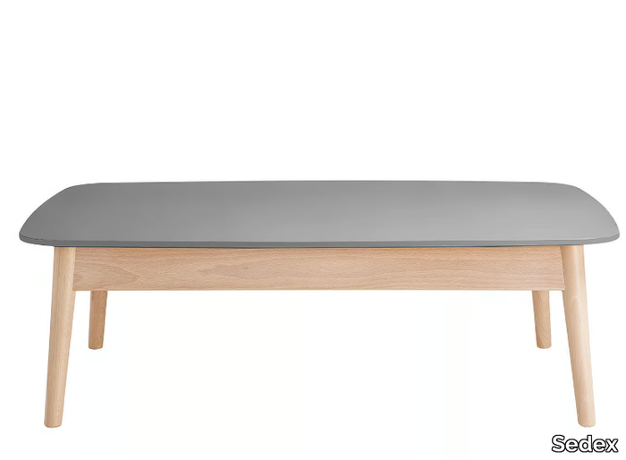 LINO - Rectangular wooden coffee table _ Sedex